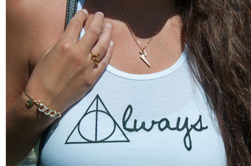 Harry Potter tank and ring