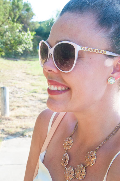 All That Glitters- Pale pink sunglasses