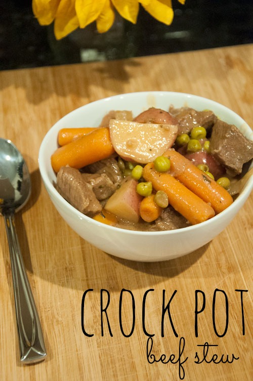 Easy crock pot beef stew1