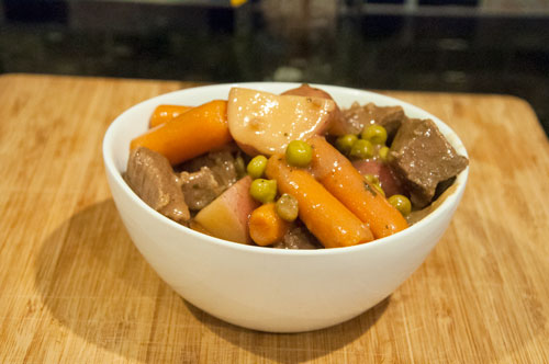 Homemade crock pot beef stew