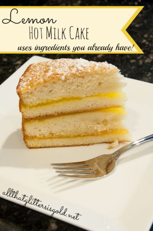 Hot milk cake uses ingredients you already have