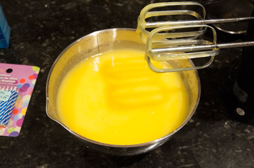 Lemon Pudding Hot Milk Cake